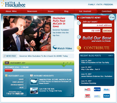 Huckabee screen shot